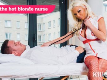 A Hot Blonde Nurse Porn